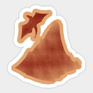 The Hobbit The Lonely Mountain Sticker